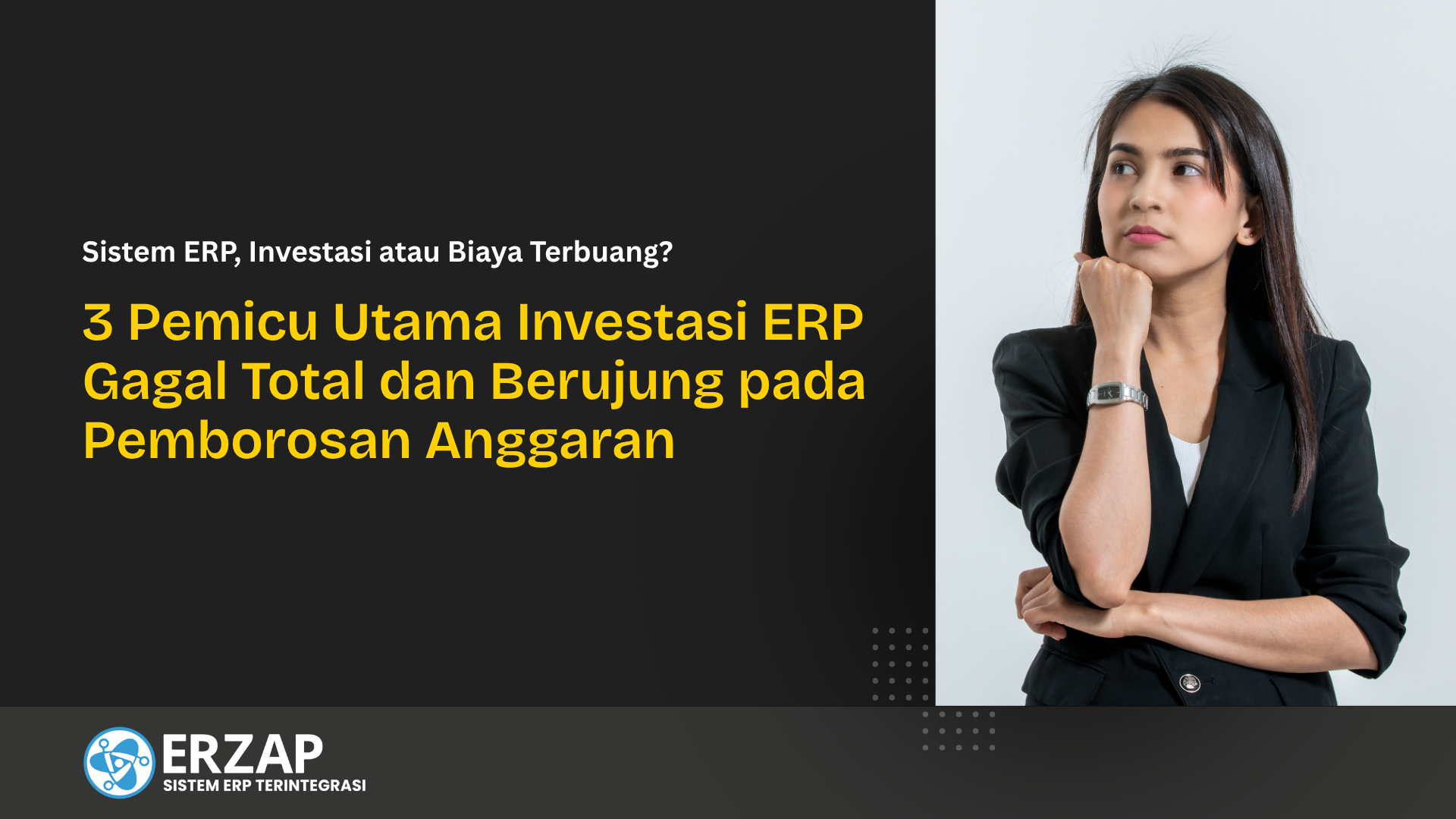 sistem erp, investasi atau biaya terbuang?