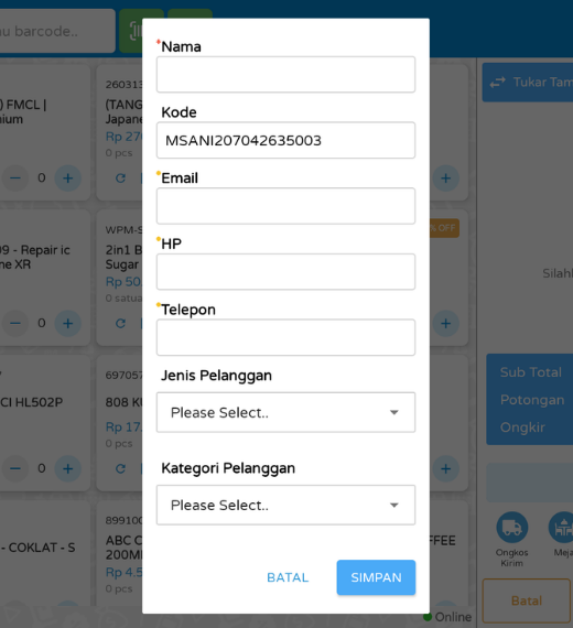 Manajemen Pelanggan Erzap POS
